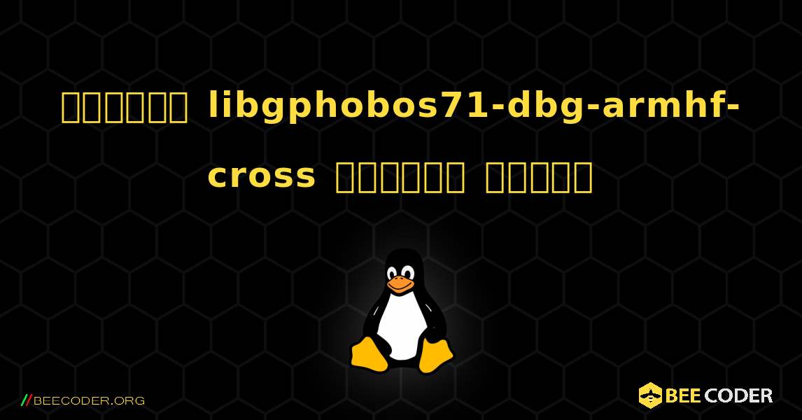 কিভাবে libgphobos71-dbg-armhf-cross  ইনস্টল করবেন. Linux