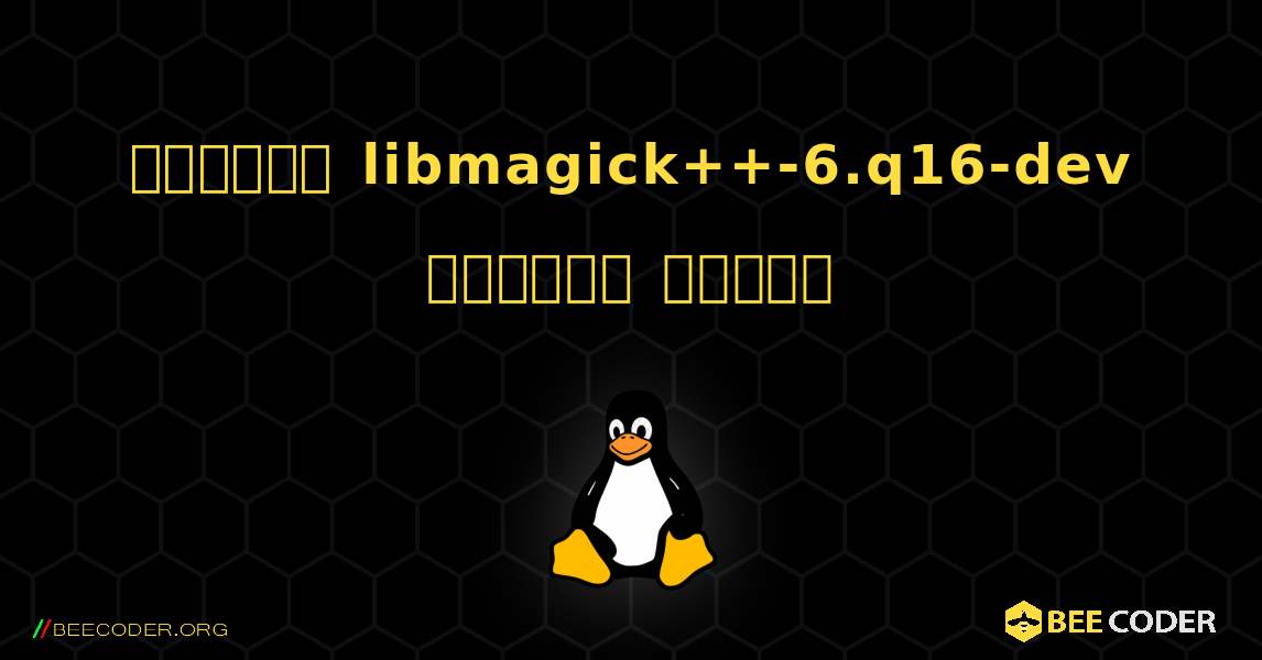 কিভাবে libmagick++-6.q16-dev  ইনস্টল করবেন. Linux