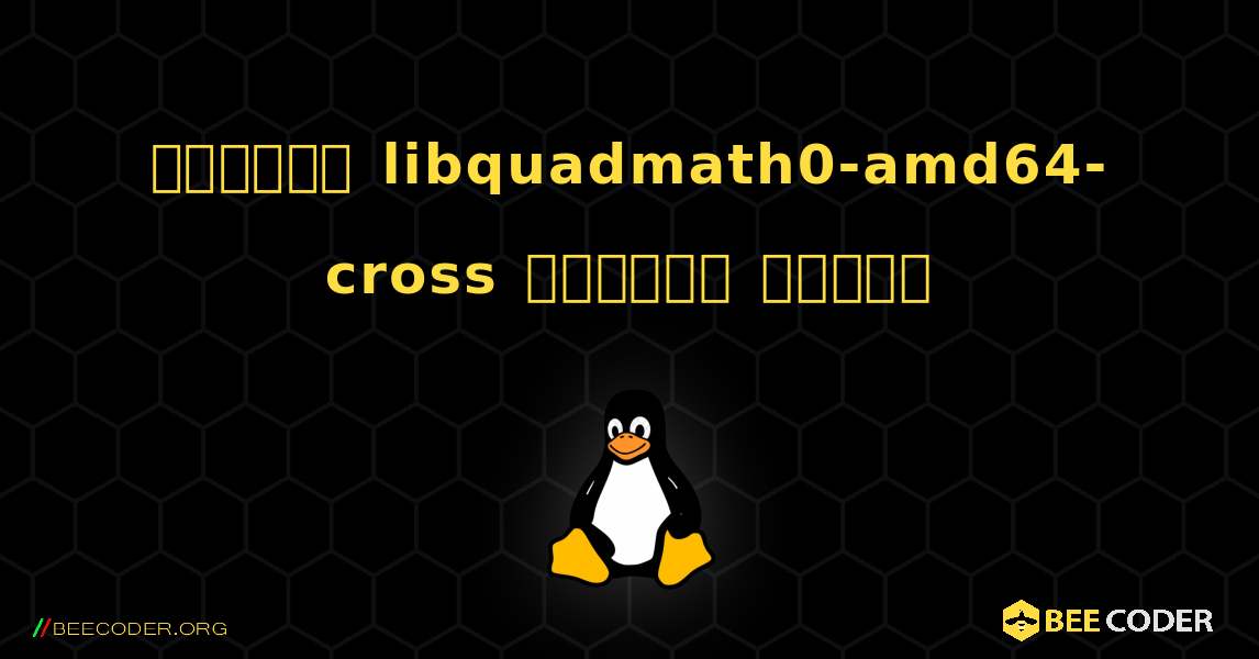 কিভাবে libquadmath0-amd64-cross  ইনস্টল করবেন. Linux