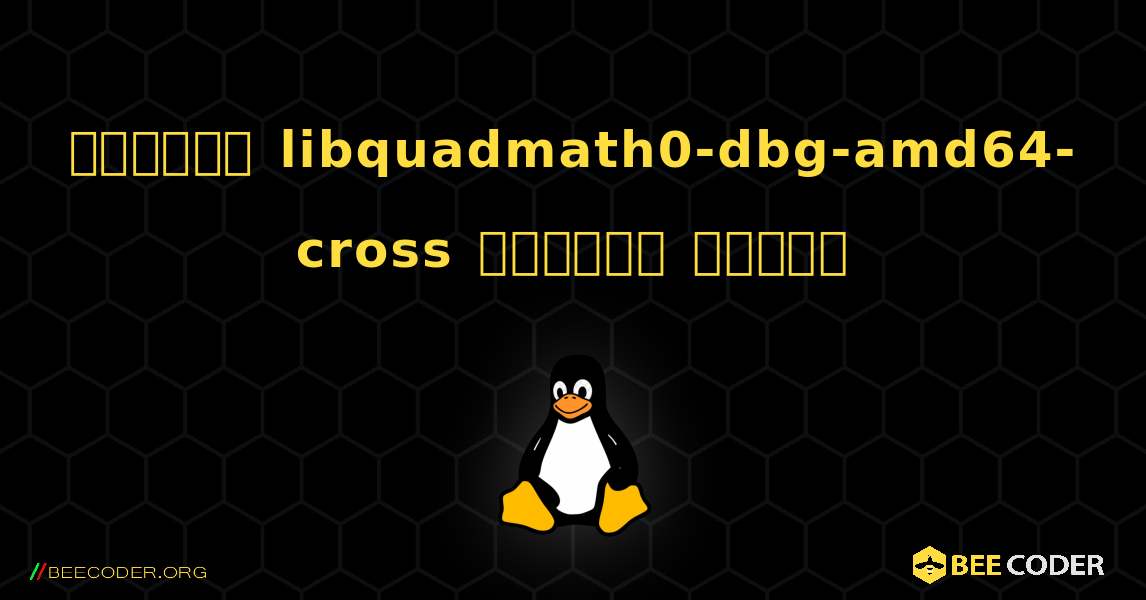 কিভাবে libquadmath0-dbg-amd64-cross  ইনস্টল করবেন. Linux