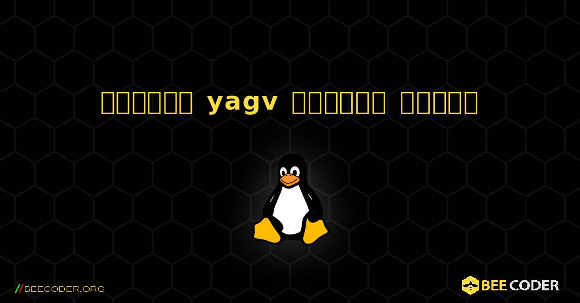কিভাবে yagv  ইনস্টল করবেন. Linux