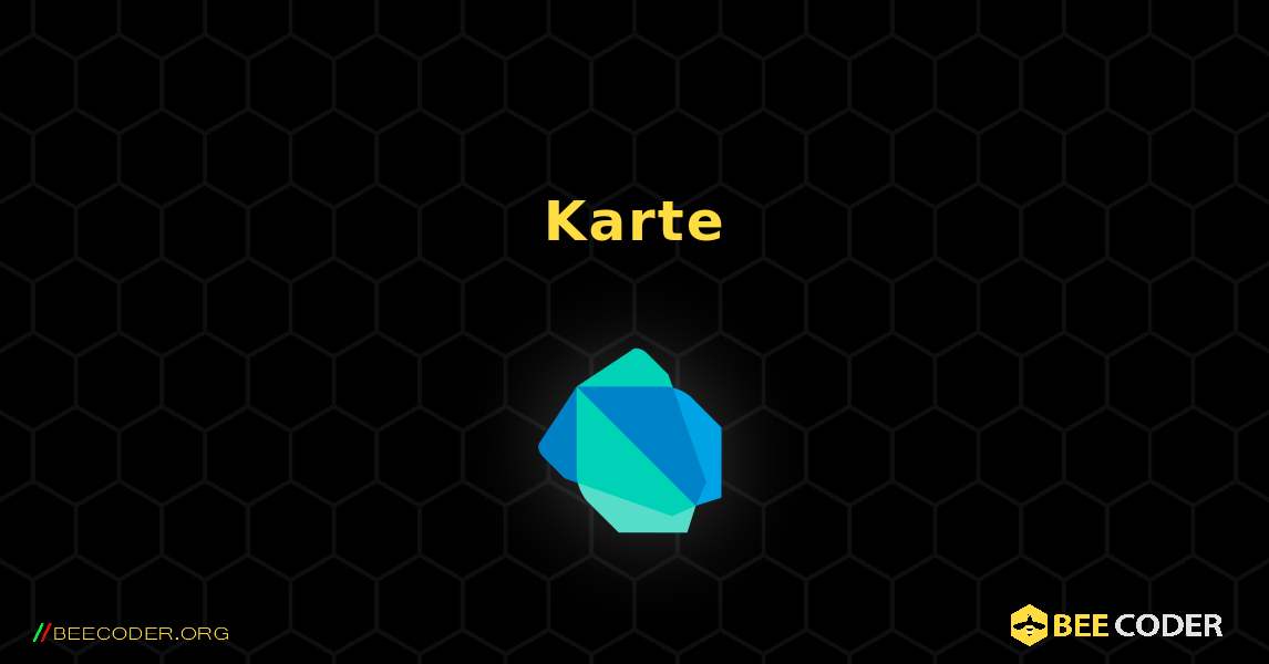 Karte. Dart