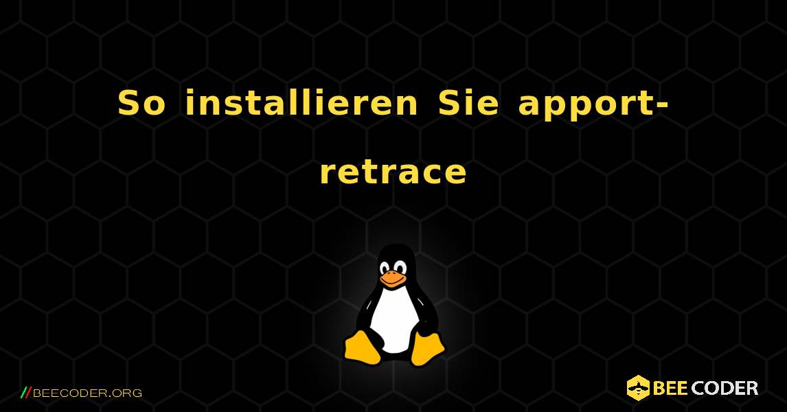 So installieren Sie apport-retrace . Linux