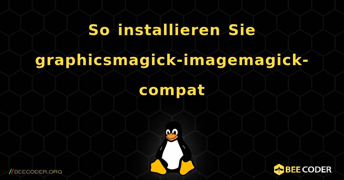 So installieren Sie graphicsmagick-imagemagick-compat . Linux