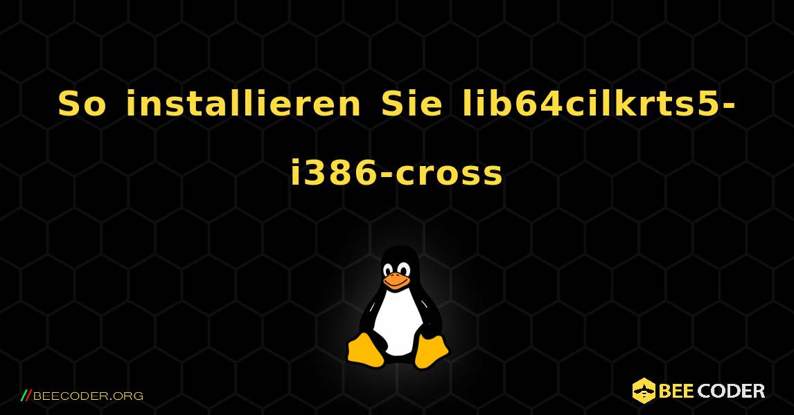 So installieren Sie lib64cilkrts5-i386-cross . Linux