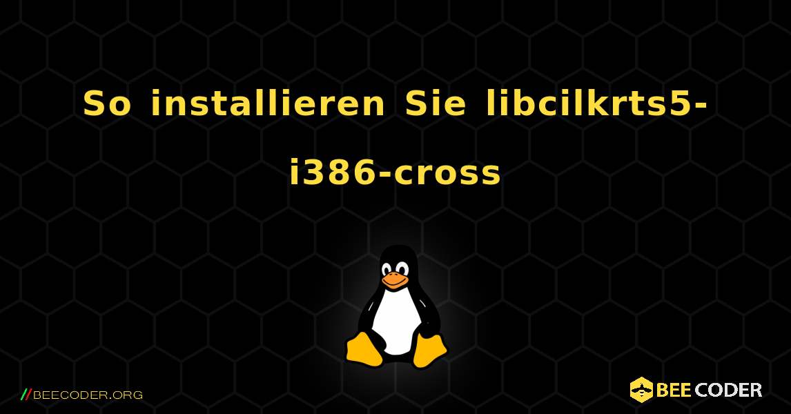 So installieren Sie libcilkrts5-i386-cross . Linux