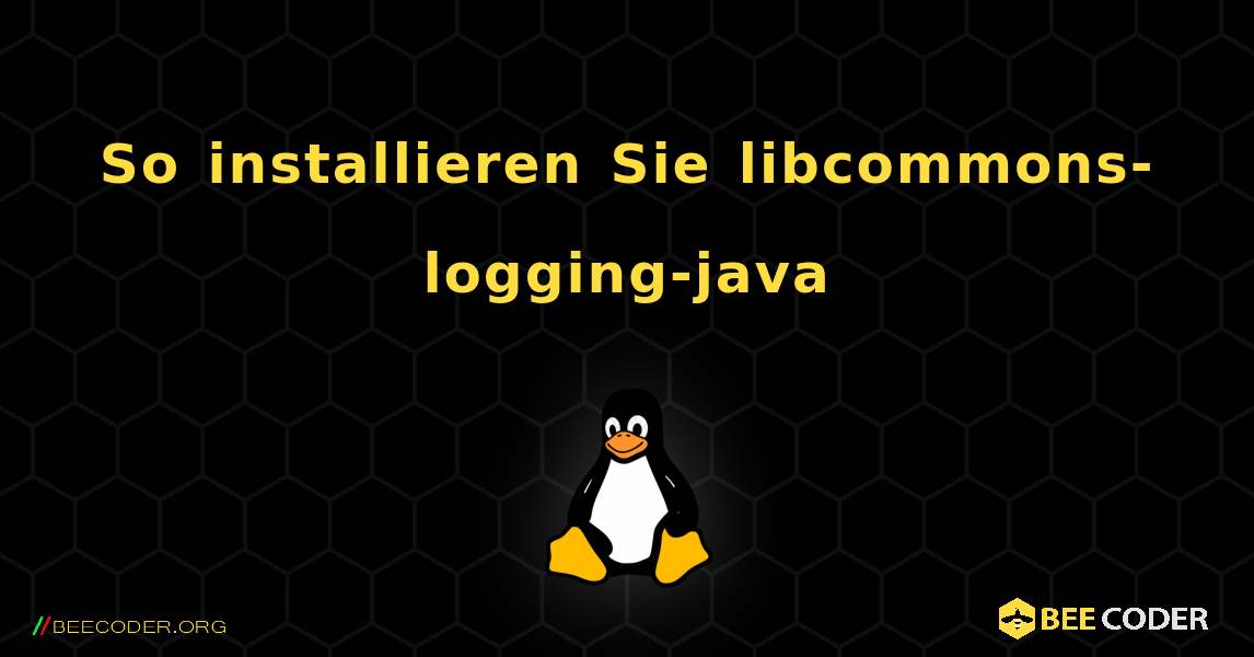 So installieren Sie libcommons-logging-java . Linux