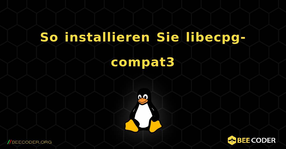 So installieren Sie libecpg-compat3 . Linux
