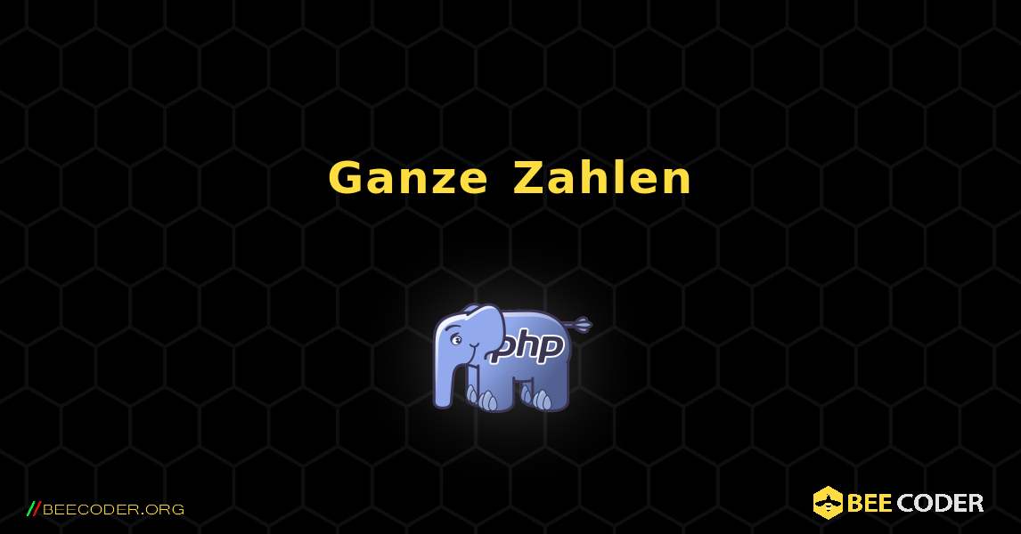 Ganze Zahlen. PHP