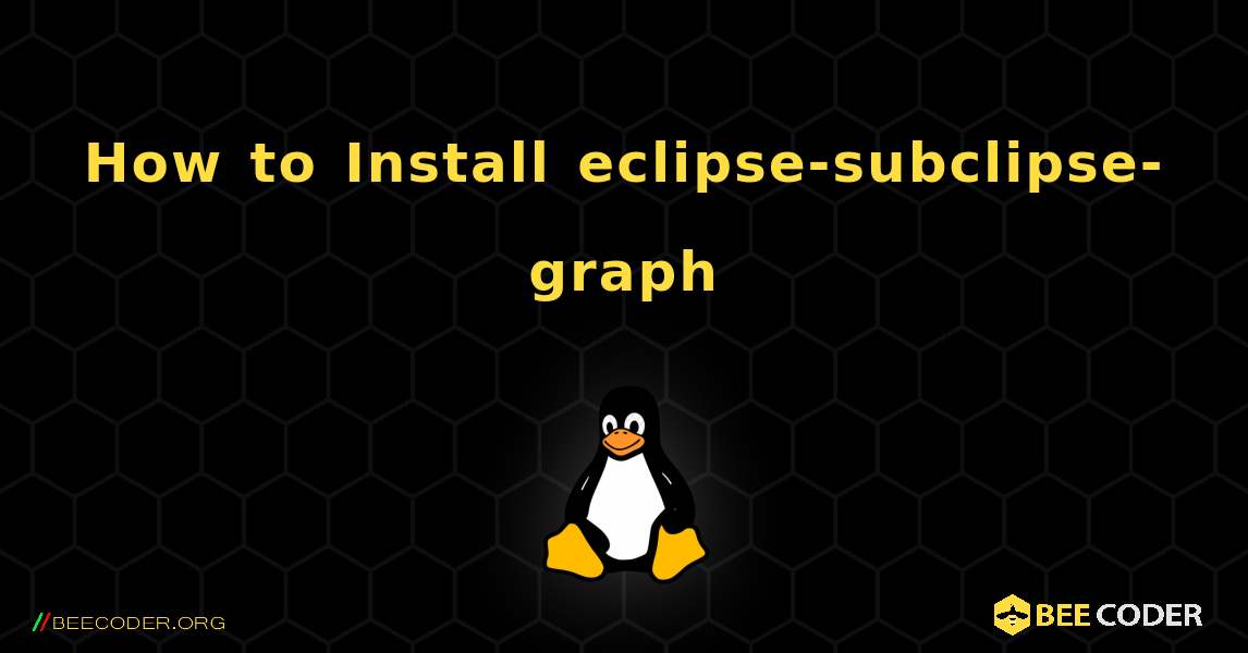 How to Install eclipse-subclipse-graph . Linux