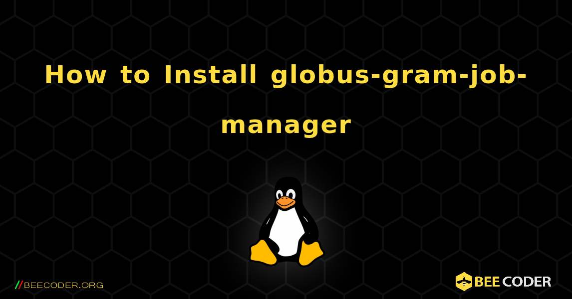 How to Install globus-gram-job-manager . Linux