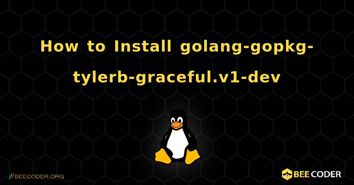 How to Install golang-gopkg-tylerb-graceful.v1-dev . Linux