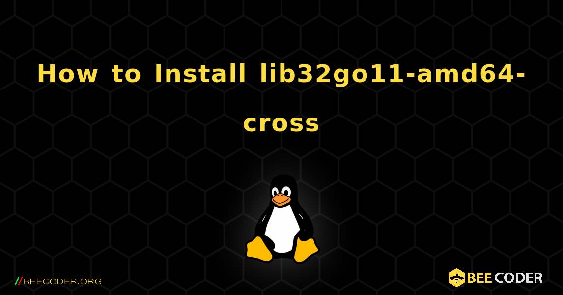 How to Install lib32go11-amd64-cross . Linux