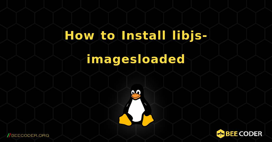 How to Install libjs-imagesloaded . Linux