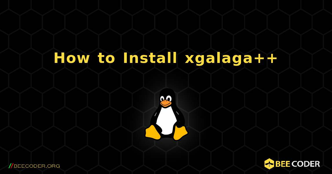 How to Install xgalaga++ . Linux