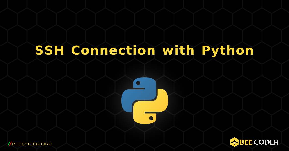 SSH Connection with Python. Python