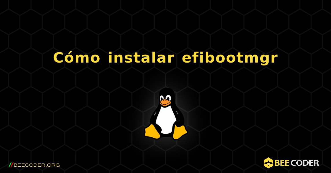 Cómo instalar efibootmgr . Linux