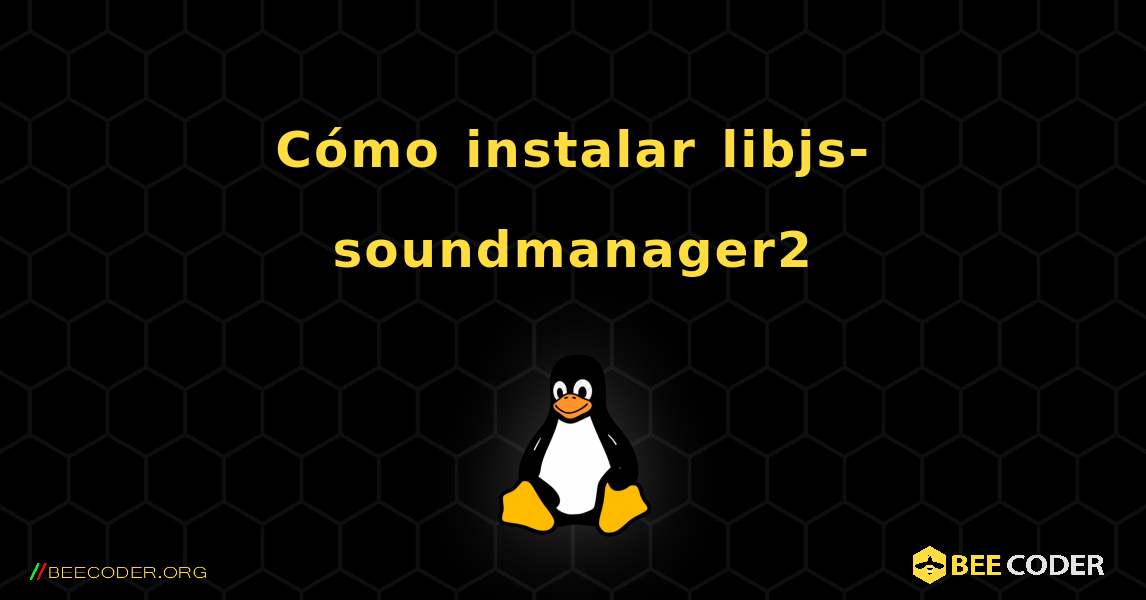Cómo instalar libjs-soundmanager2 . Linux