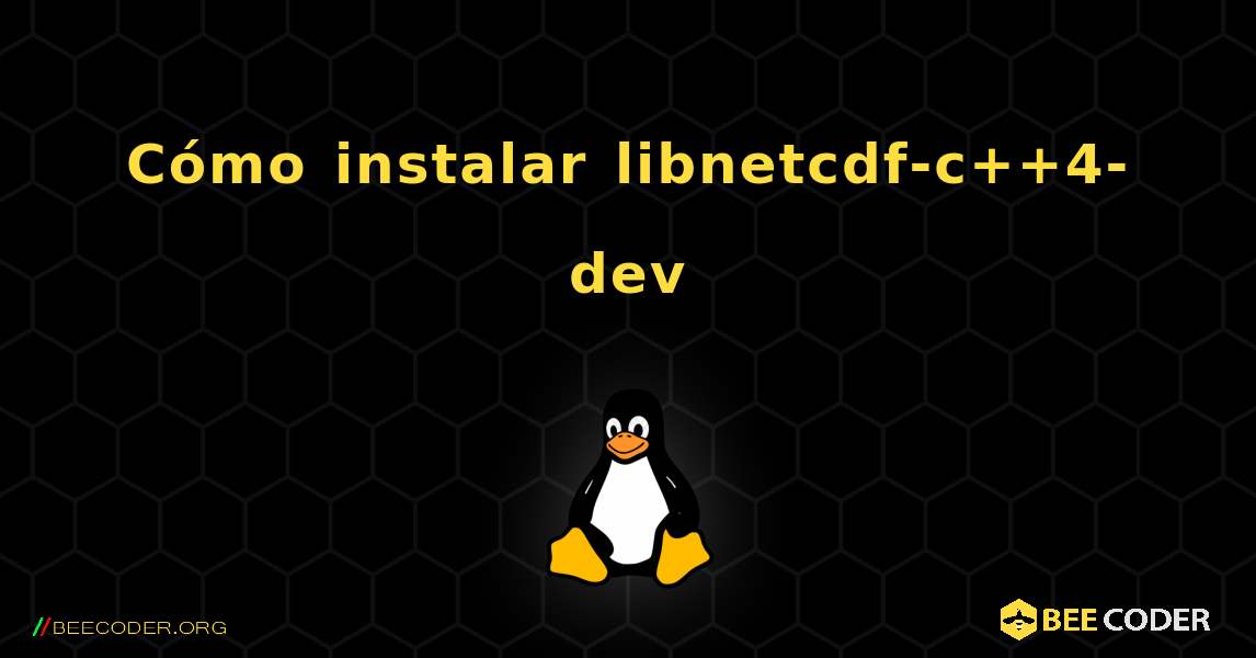 Cómo instalar libnetcdf-c++4-dev . Linux