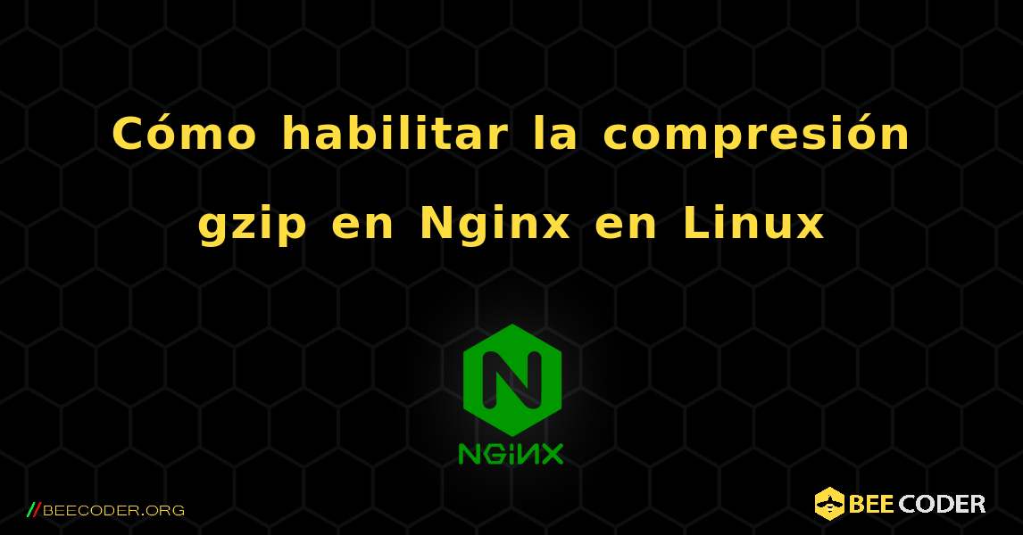 Cómo habilitar la compresión gzip en Nginx en Linux. NGINX