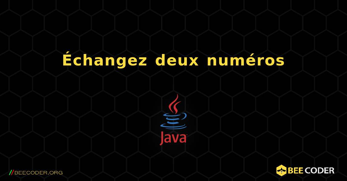 Échangez deux numéros. Java