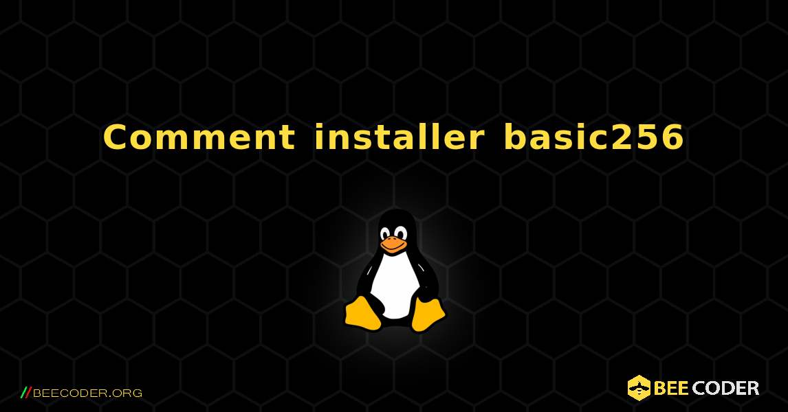 Comment installer basic256 . Linux