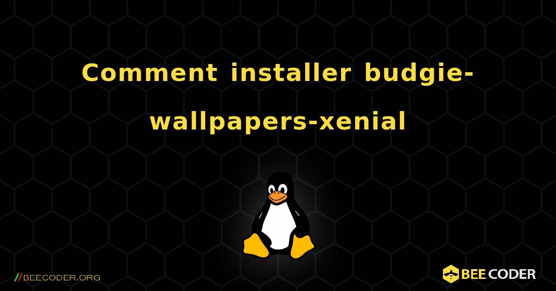 Comment installer budgie-wallpapers-xenial . Linux