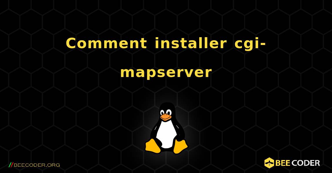 Comment installer cgi-mapserver . Linux