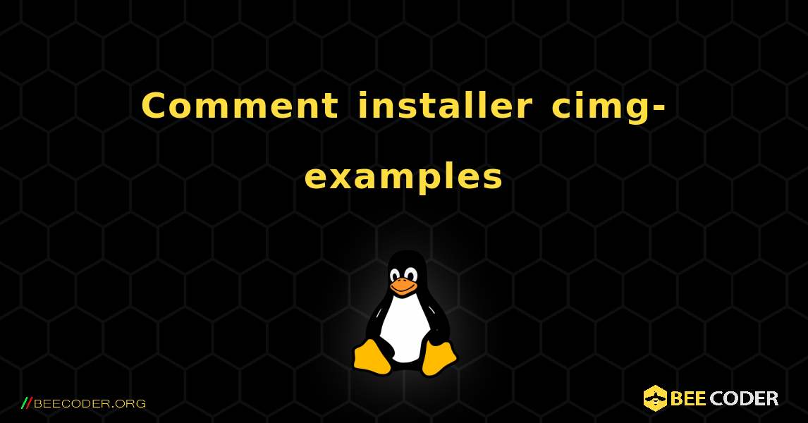 Comment installer cimg-examples . Linux