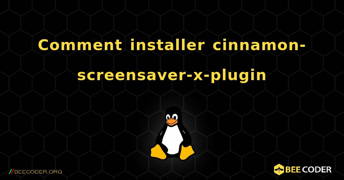 Comment installer cinnamon-screensaver-x-plugin . Linux