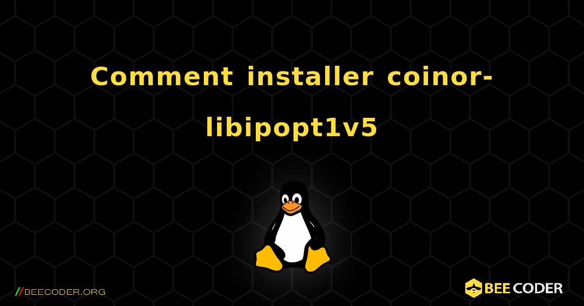 Comment installer coinor-libipopt1v5 . Linux