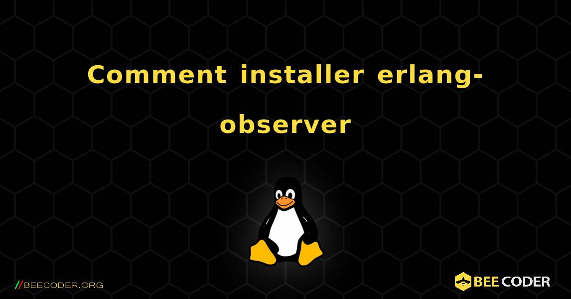 Comment installer erlang-observer . Linux