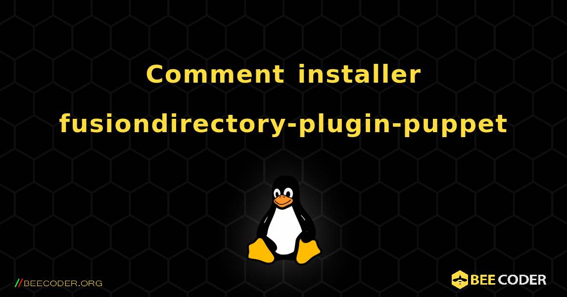 Comment installer fusiondirectory-plugin-puppet . Linux
