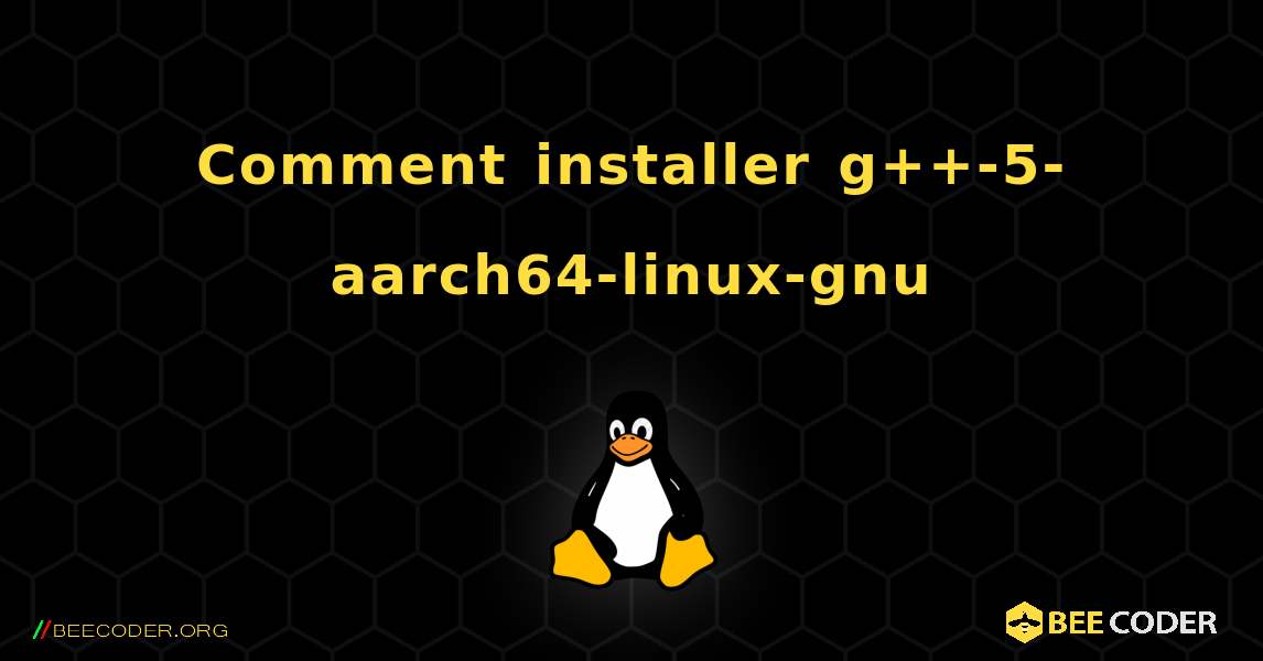 Comment installer g++-5-aarch64-linux-gnu . Linux