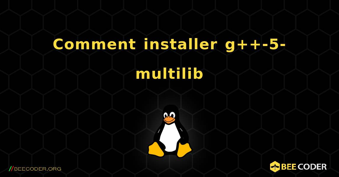 Comment installer g++-5-multilib . Linux