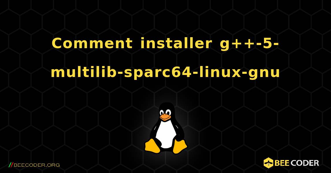 Comment installer g++-5-multilib-sparc64-linux-gnu . Linux