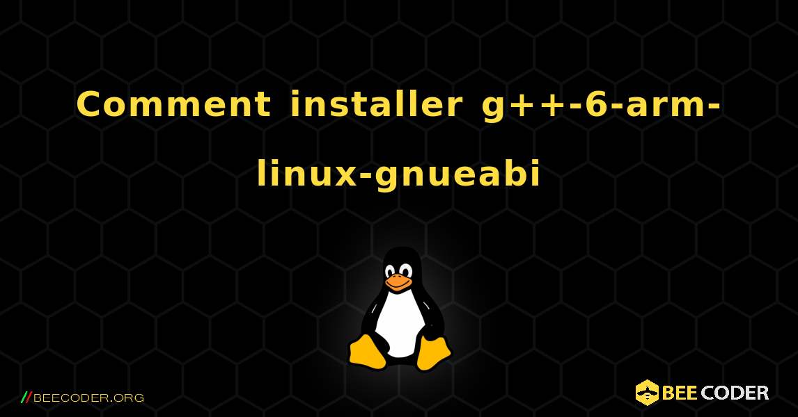 Comment installer g++-6-arm-linux-gnueabi . Linux