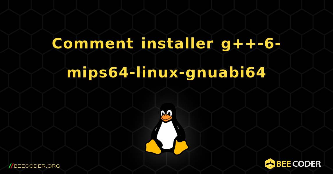 Comment installer g++-6-mips64-linux-gnuabi64 . Linux