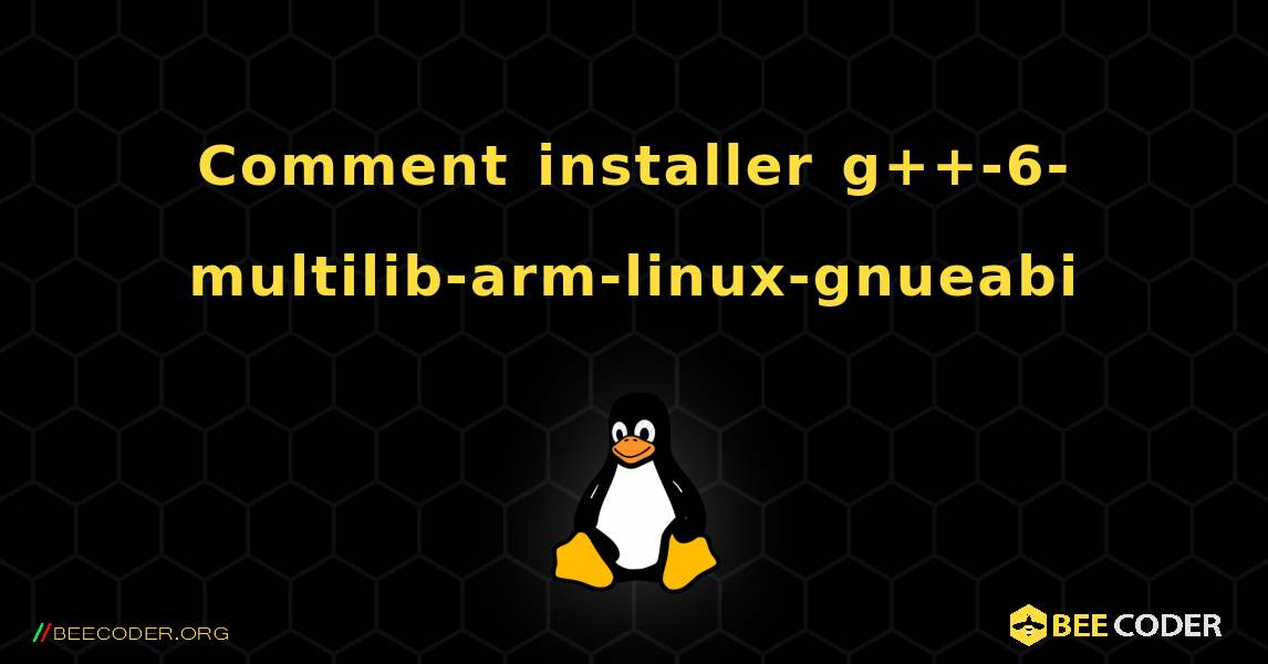 Comment installer g++-6-multilib-arm-linux-gnueabi . Linux