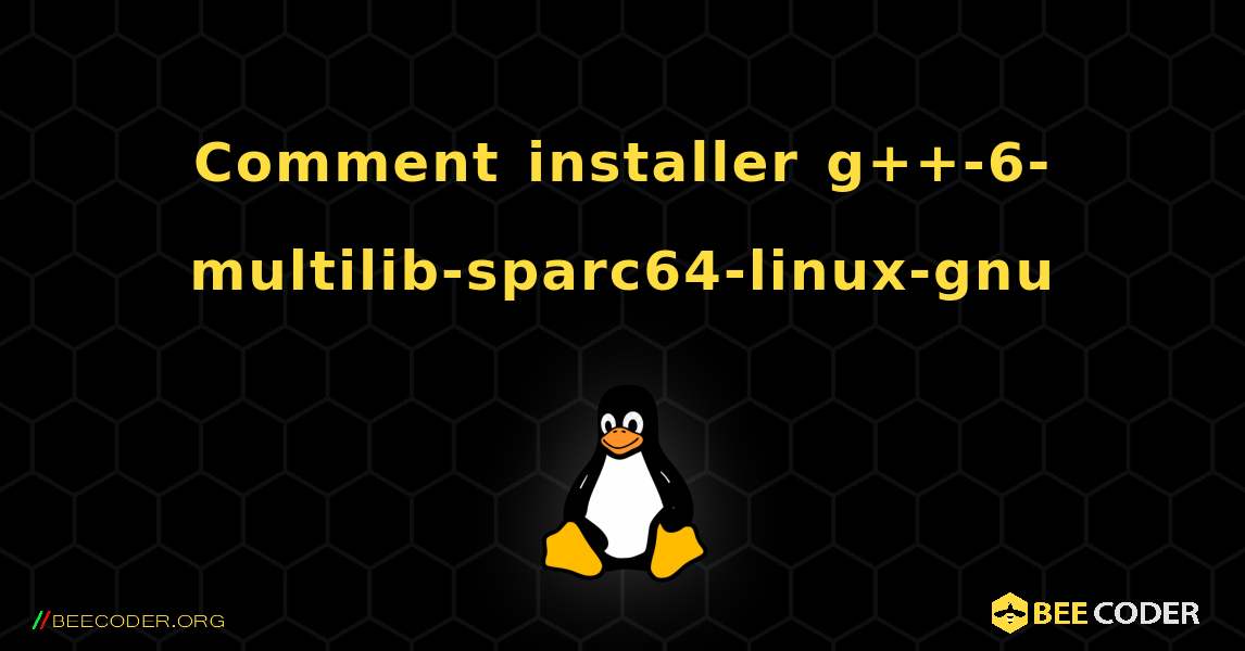 Comment installer g++-6-multilib-sparc64-linux-gnu . Linux