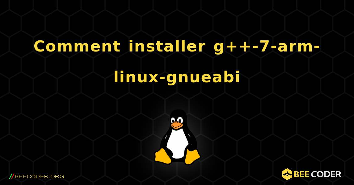 Comment installer g++-7-arm-linux-gnueabi . Linux