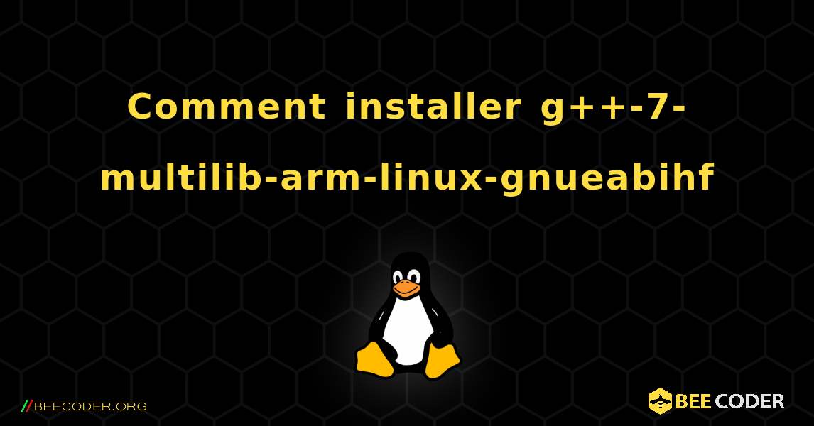 Comment installer g++-7-multilib-arm-linux-gnueabihf . Linux