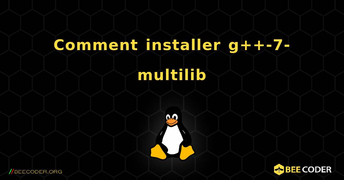 Comment installer g++-7-multilib . Linux