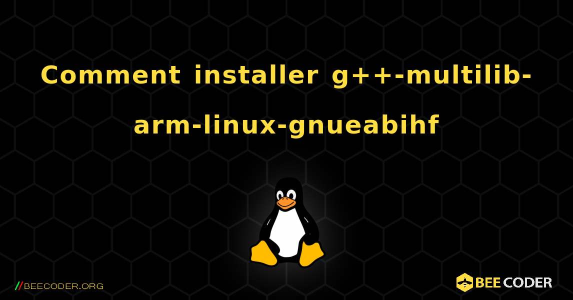 Comment installer g++-multilib-arm-linux-gnueabihf . Linux