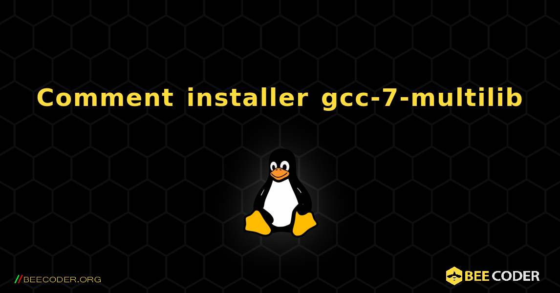 Comment installer gcc-7-multilib . Linux