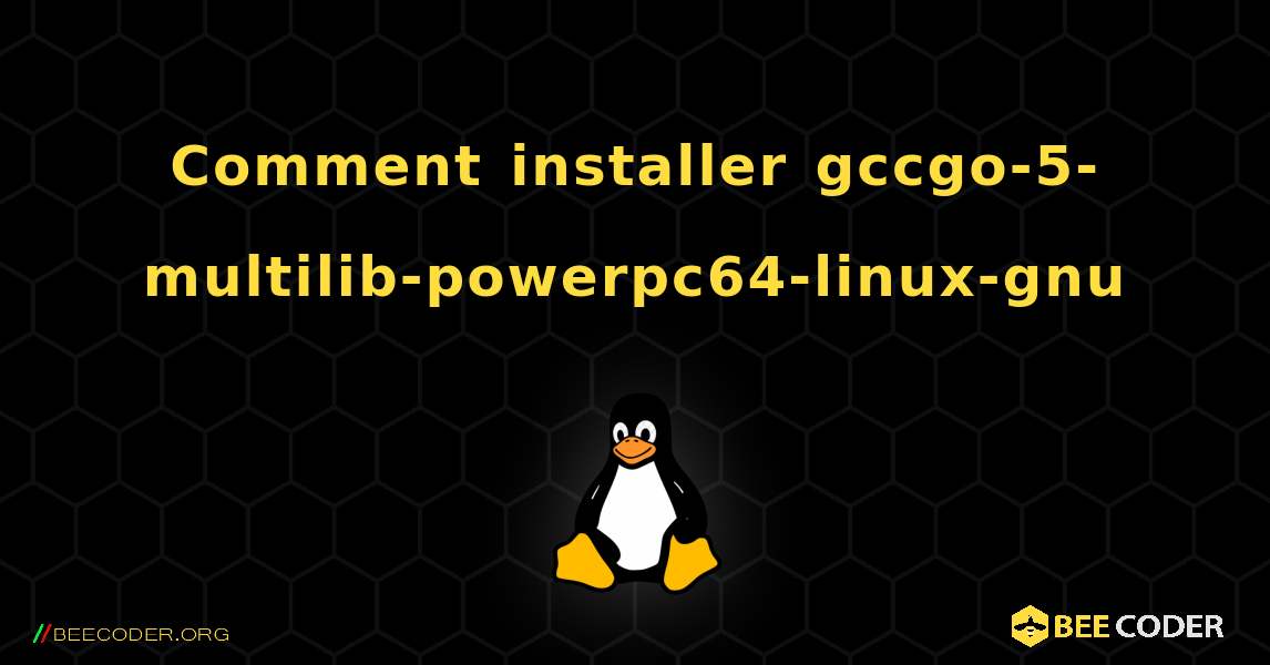 Comment installer gccgo-5-multilib-powerpc64-linux-gnu . Linux