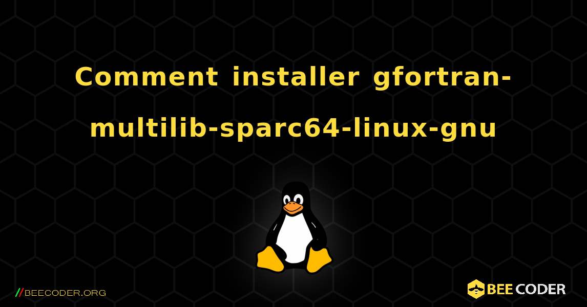 Comment installer gfortran-multilib-sparc64-linux-gnu . Linux