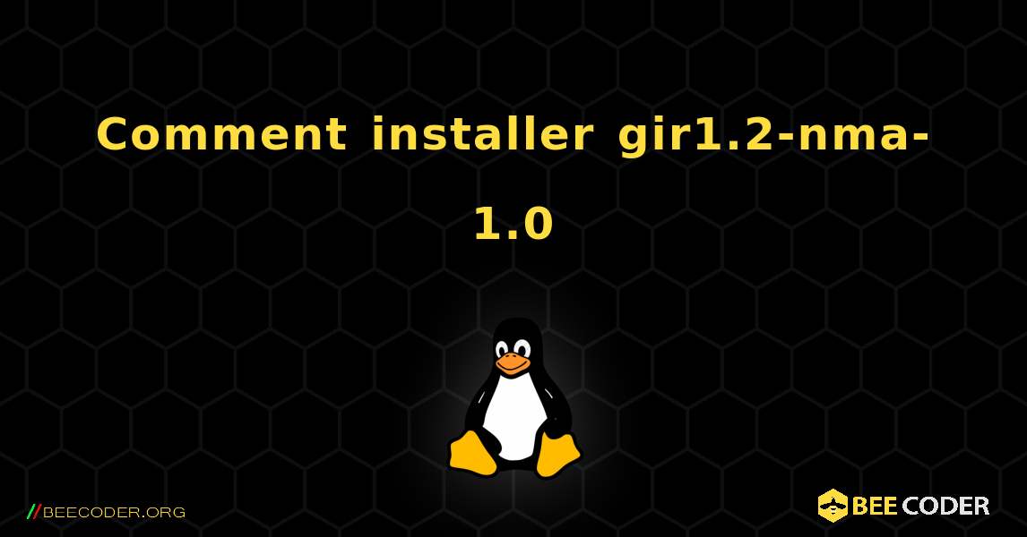Comment installer gir1.2-nma-1.0 . Linux