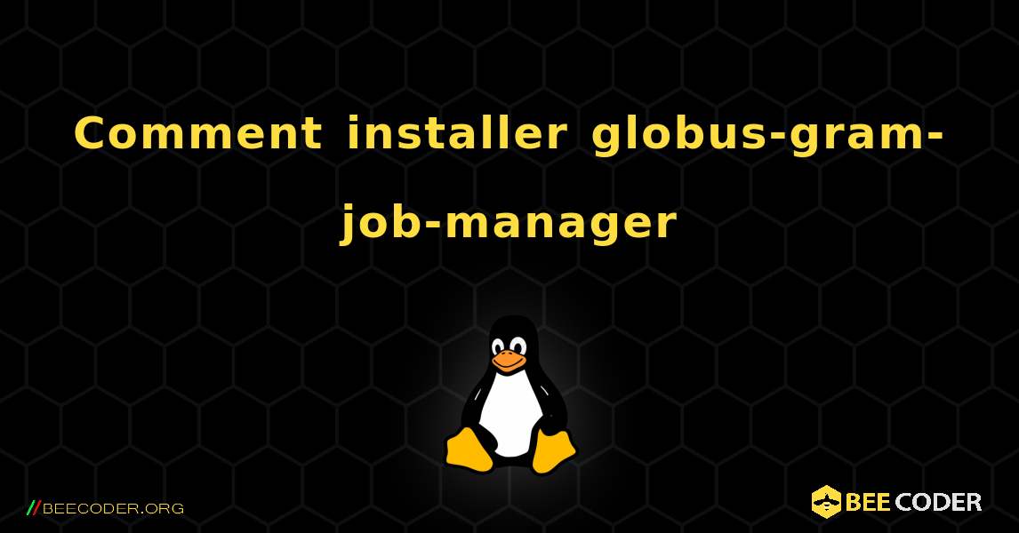 Comment installer globus-gram-job-manager . Linux
