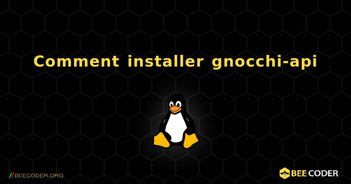 Comment installer gnocchi-api . Linux